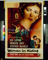 WOMAN IN HIDING 1sh '50