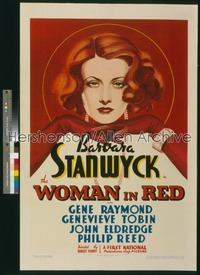 WOMAN IN RED ('35) 1sh '35