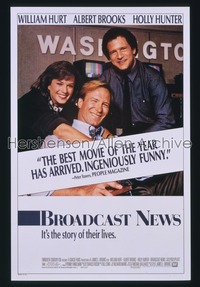 BROADCAST NEWS 1sh '87