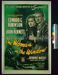 WOMAN IN THE WINDOW ('44) 1sh '44