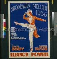 BROADWAY MELODY OF 1936 Danish '35