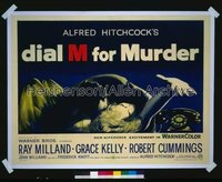 DIAL M FOR MURDER ('54) British quad '54