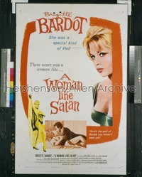 WOMAN LIKE SATAN 1sh '59