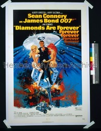 DIAMONDS ARE FOREVER 1sh '71