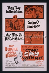 COME SPY WITH ME 1sh '67