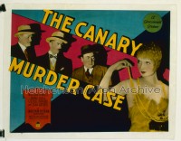 CANARY MURDER CASE 1/2sh '29