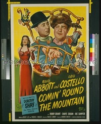 COMIN' ROUND THE MOUNTAIN ('51) 1sh '51