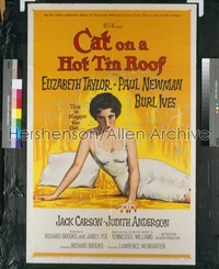 CAT ON A HOT TIN ROOF ('58) 1sh '58