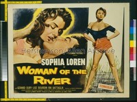 WOMAN OF THE RIVER 1/2sh '55