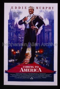 COMING TO AMERICA 1sh '88