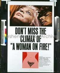 WOMAN ON FIRE 1sh '69