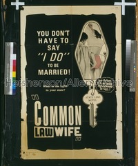 COMMON LAW WIFE 1sh '63