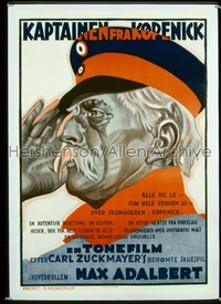 CAPTAIN FROM KOPENICK ('31) Swedish '31