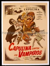 CAPULINA CONTRA LOS VAMPIROS Mexican poster '71