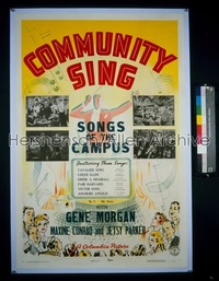 COMMUNITY SING 1sh '30