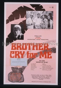 BROTHER CRY FOR ME ('70) 1sh '70