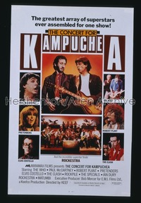 CONCERT FOR KAMPUCHEA 1sh '81