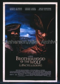 BROTHERHOOD OF THE WOLF 1sh '01