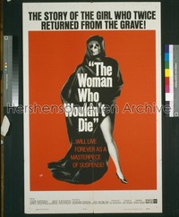 WOMAN WHO WOULDN'T DIE 1sh '65