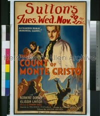 COUNT OF MONTE CRISTO ('34) WC '34