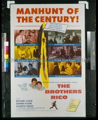 BROTHERS RICO 1sh '57