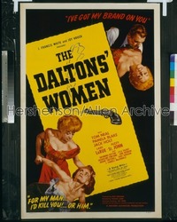 DALTONS' WOMEN style A 1sh '50