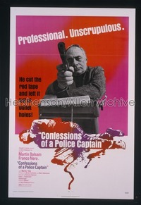 CONFESSIONS OF A POLICE CAPTAIN 1sh '71