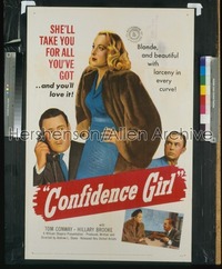 CONFIDENCE GIRL 1sh '52