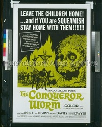 CONQUEROR WORM 1sh '68