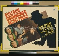 BULLDOG DRUMMOND'S SECRET POLICE style B 1/2sh '39