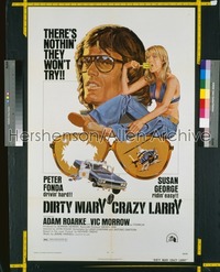 DIRTY MARY CRAZY LARRY 1sh '74