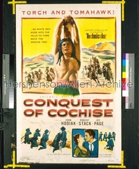 CONQUEST OF COCHISE 1sh '53