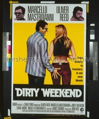 DIRTY WEEKEND English 1sh '73