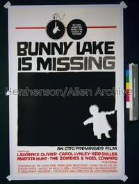 BUNNY LAKE IS MISSING 1sh '65