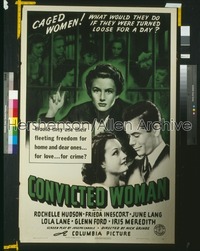 CONVICTED WOMAN 1sh '40