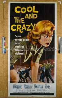 COOL & THE CRAZY ('58) 3sh '58