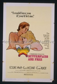 BUTTERFLIES ARE FREE 1sh '72