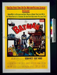 BATMAN ('66) 1sh '66