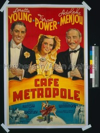 CAFE METROPOLE 1sh '37