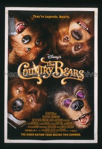 COUNTRY BEARS 1sh '02