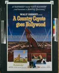 COUNTRY COYOTE GOES HOLLYWOOD 1sh '65