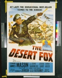 DESERT FOX 1sh '51