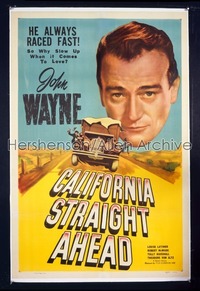 CALIFORNIA STRAIGHT AHEAD ('37) 1sh R48