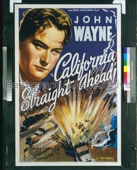 CALIFORNIA STRAIGHT AHEAD ('37) 1sh '37