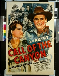 CALL OF THE CANYON ('42) 1sh '42