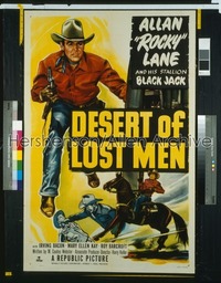 DESERT OF LOST MEN 1sh '51