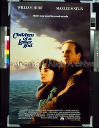 CHILDREN OF A LESSER GOD ('86) 1sh '86