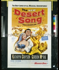 DESERT SONG ('53) 1sh '53