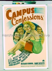 CAMPUS CONFESSIONS style A 1sh '38