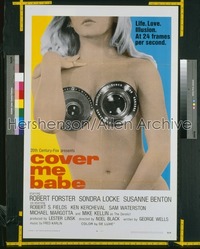 COVER ME BABE 1sh '70